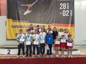 Мегионцы завоевали медали разного достоинства на чемпионате и первенстве УрФо по прыжкам на батуте