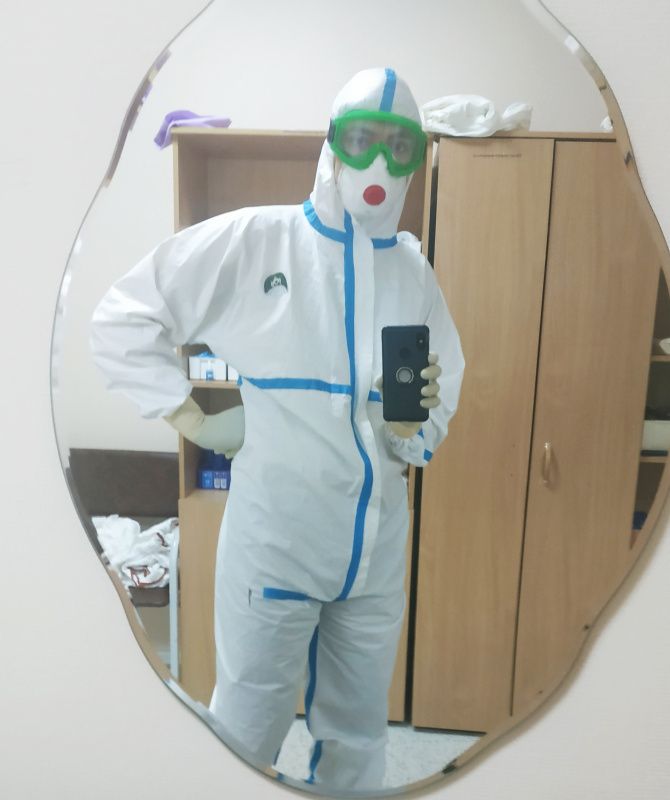 На передовой