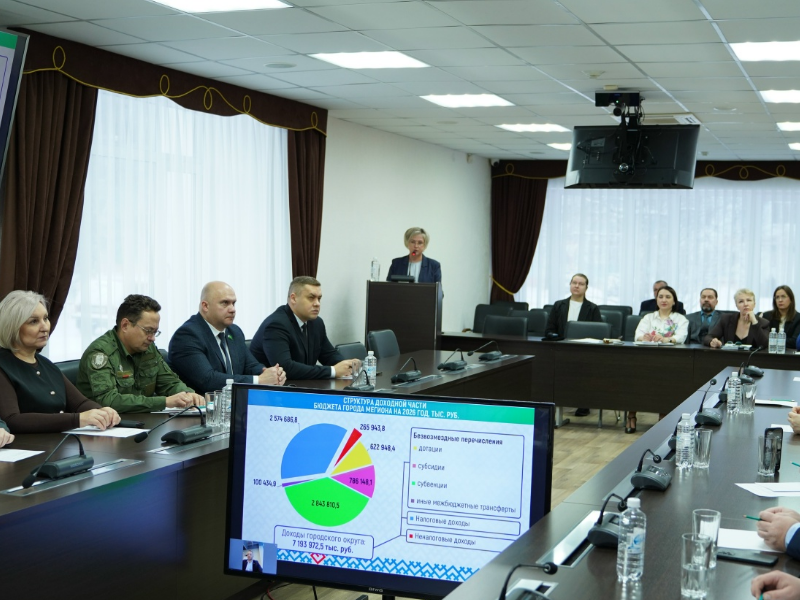 В Мегионе утвердили главный финансовый документ города