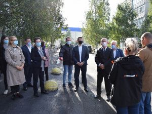 Мегион с рабочим визитом посетила губернатор Югры Наталья Комарова