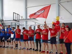 Команды городских предприятий приняли участие в турнире по волейболу