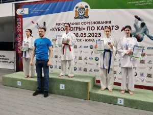 Юные мегионки успешно выступили на региональных соревнованиях по каратэ «Кубок Югры»