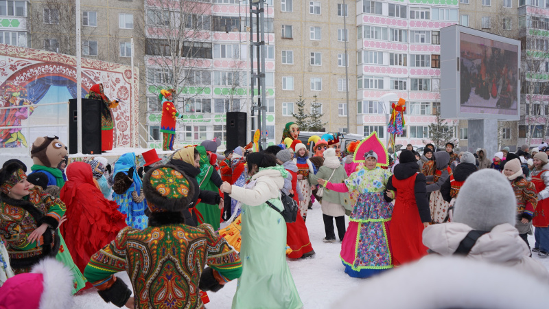 Весело, задорно и с размахом мегионцы проводили зиму!