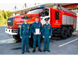 Новая техника - на вооружении пожарных Югры
