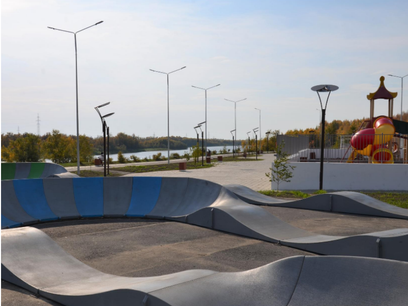 Скейт-парк завершен: еще одно пространство благоустроено в Мегионе