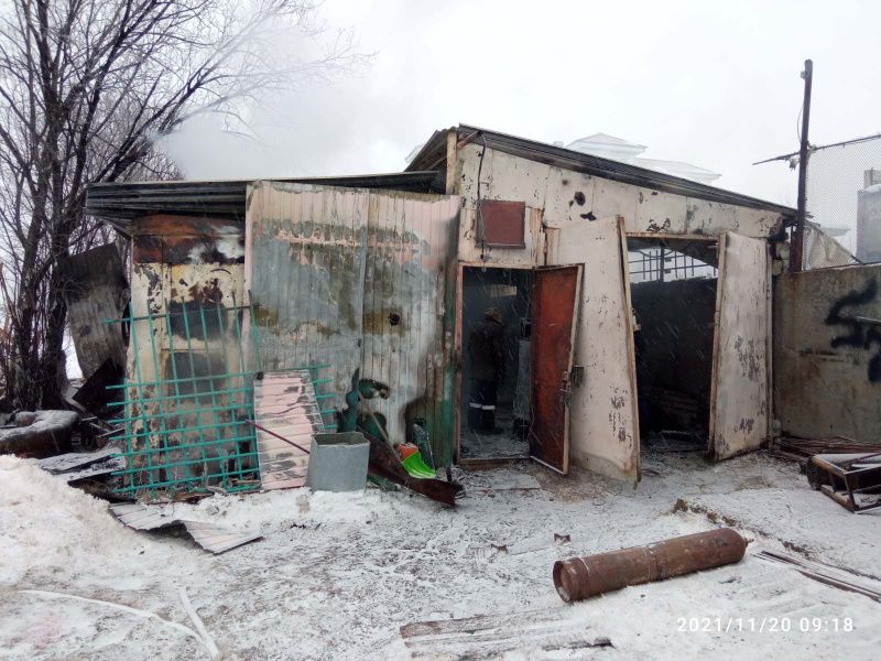  Пожар в мастерской