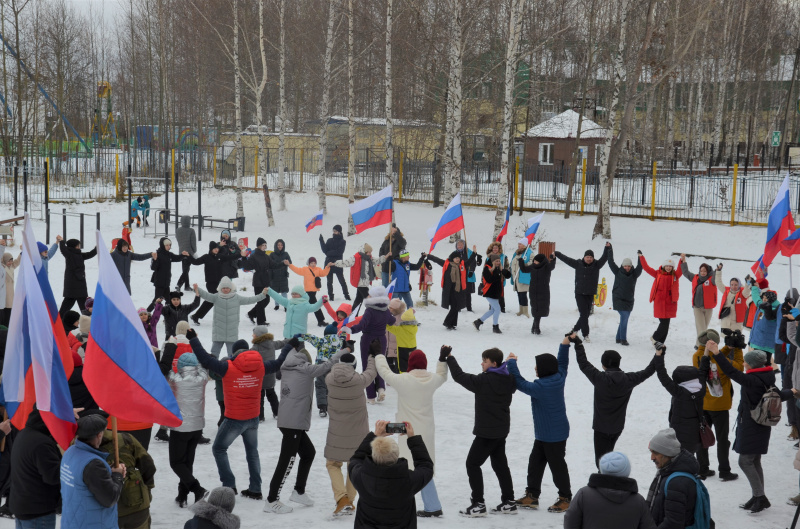 Молодежь Мегиона отметила День народного единства