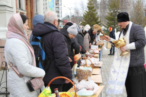 Освящение пасхальной снеди