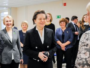 Мегион с рабочим визитом посетила губернатор Югры Наталья Комарова