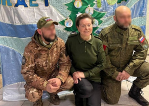 Наталья Комарова встретилась в зоне СВО с военнослужащими из Югры
